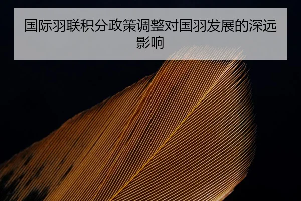 国际羽联积分政策调整对国羽发展的深远影响 - kaiyun